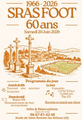 60 ans du SRAS Foot_Saint-Romain-les-Atheux