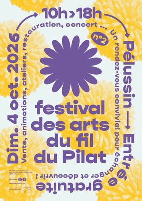 Affiche Festival des Arts du Fil du Pilat 4 oct 2026