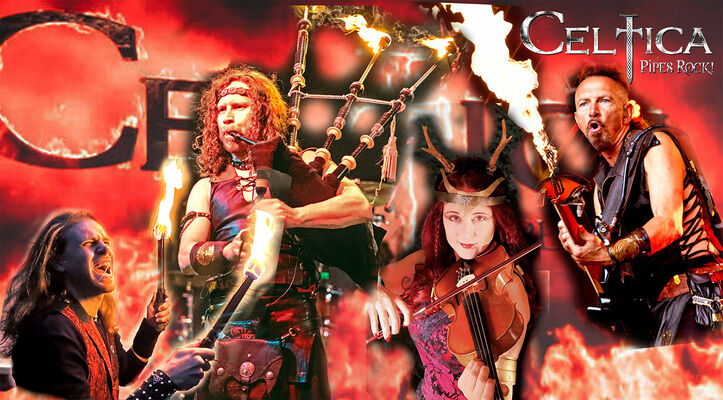 Concert Celtica Pipes Rock : Hunting the Horizon  - Festival Les Roches Celtiques_Rochetaillée