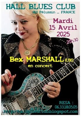 Concert "Bex Marshall (UK/I) " - Hall Blues Club_Pélussin