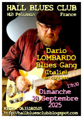 Dario Lombardo Blues Gang - En concert au Hall Blues Club_Pélussin