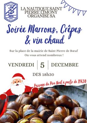 Soirée Marrons, crêpes et vin chaud_Saint-Pierre-de-Boeuf