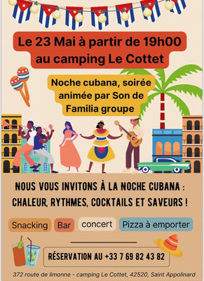 Soirée cubaine à la Guinguette du Pilat_Saint-Appolinard