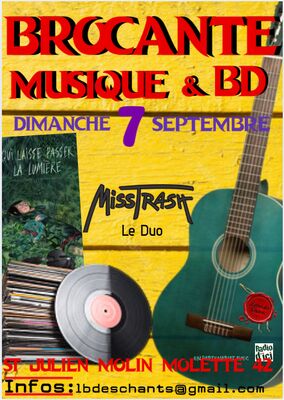 Brocante Musicale et BD - Label des Chants_Saint-Julien-Molin-Molette