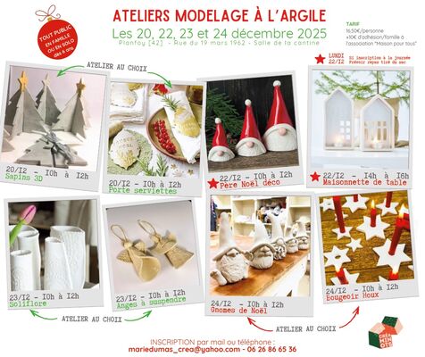 Stages créatifs de Noël_Planfoy