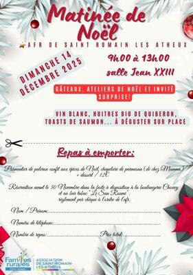 Matinée festive de Noël_Saint-Romain-les-Atheux