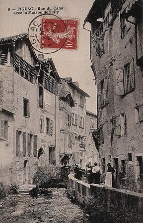 carte postale ancienne rue Canal.jpg