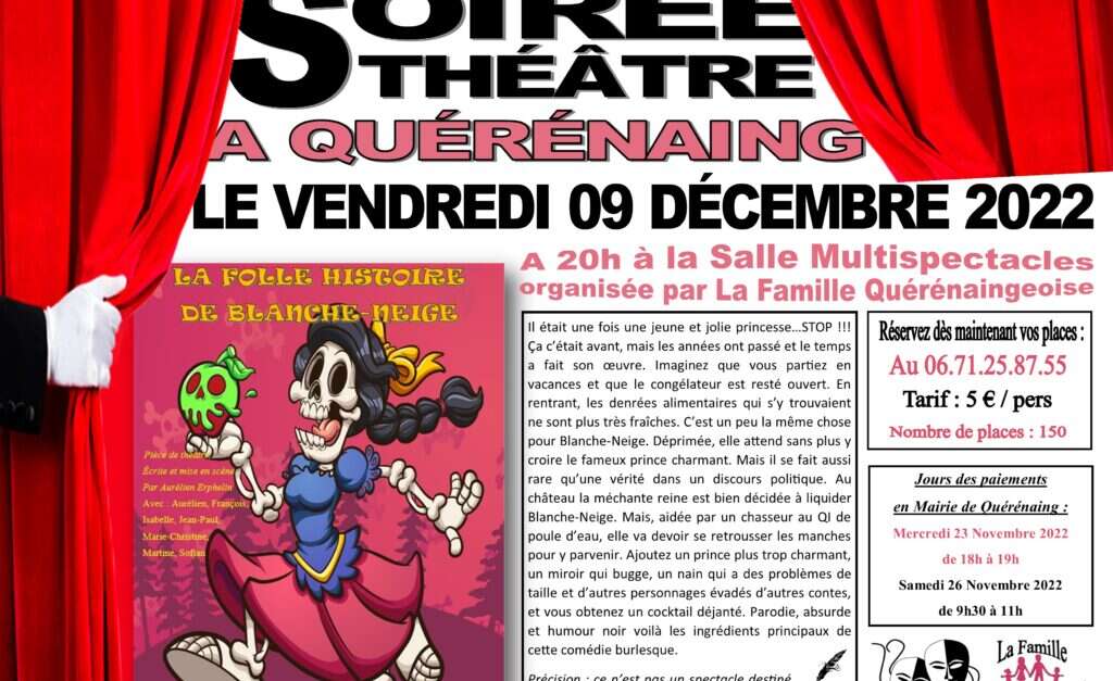 Soirée théâtre Quérénaing Office de Tourisme Valenciennes Tourisme