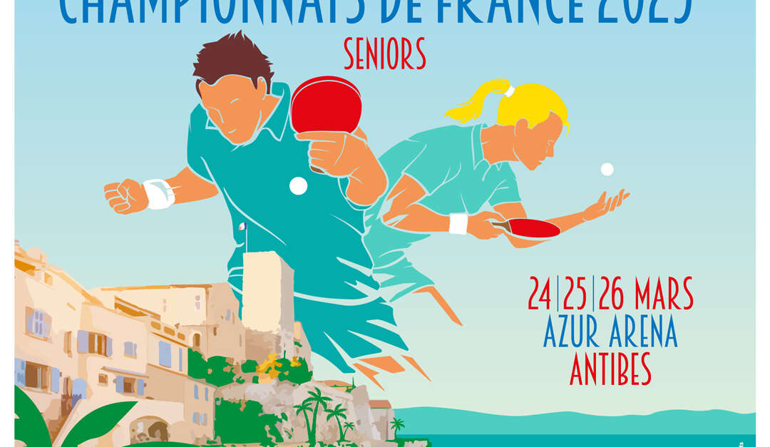 French Table Tennis Championship senior Antibes Office of Tourism