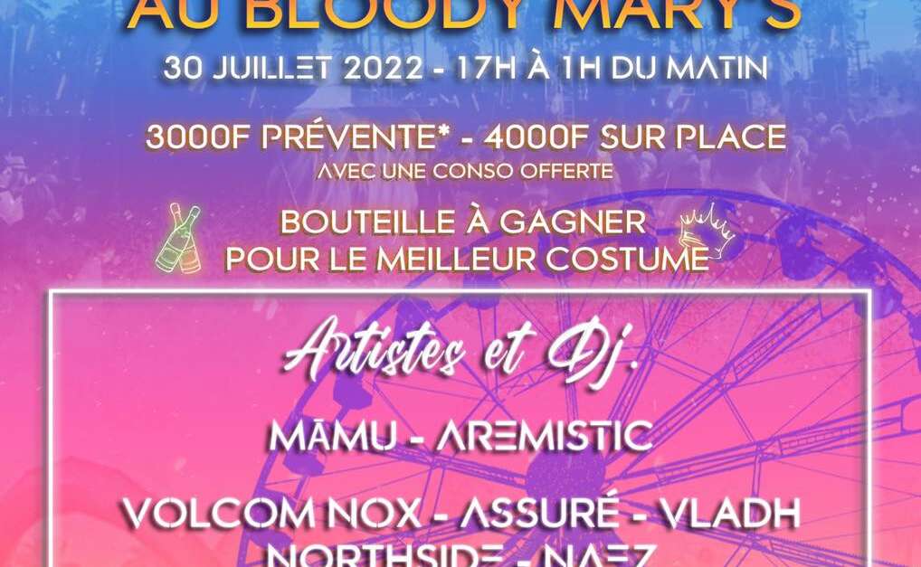 Coachella Bloody Mary’s (Bora Bora) Tahiti Tourisme Site officiel