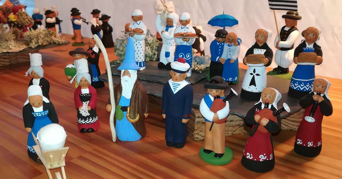 Les santons de Sainte Barbe Paimpol Office de Tourisme de Guingamp Baie de Paimpol