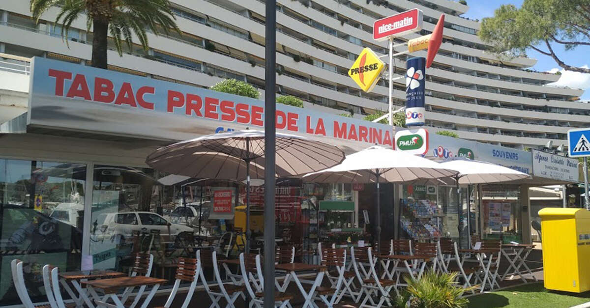 Tabac Presse De La Marina Villeneuve Loubet Cote D Azur France French Riviera