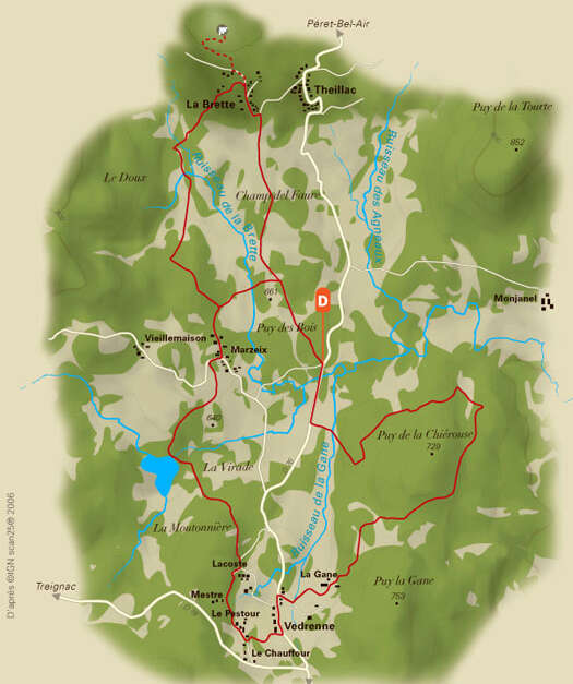 Entre Vedrenne et la Brette (Peretbelair, PéretBelAir) Office de