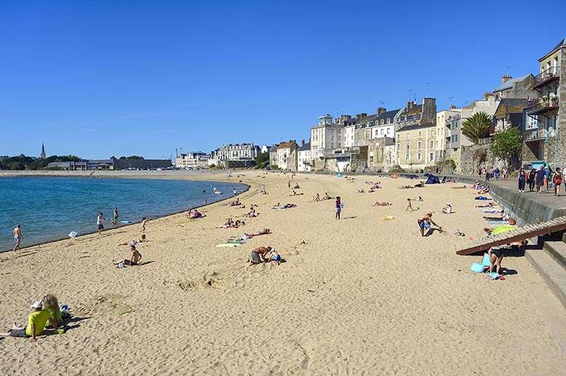 Plage des Bas Sablons (SaintMalo) Tourisme Bretagne