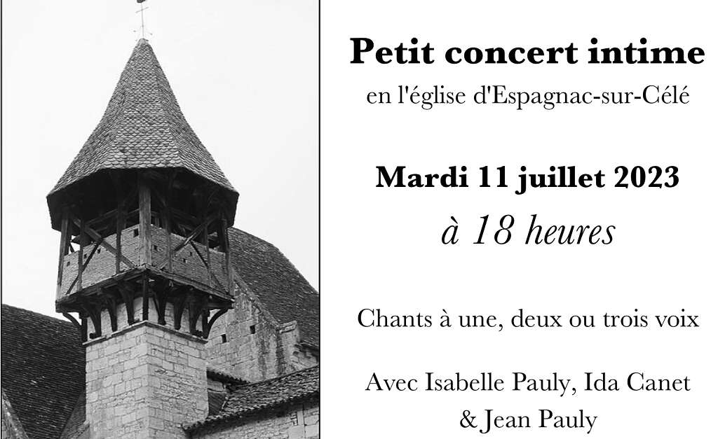 Petit Concert Intime, à Espagnac SainteEulalie (EspagnacSainte