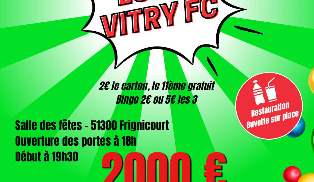 Loto Vitry FC (Frignicourt) | Tourist Office Lac du Der en Champagne