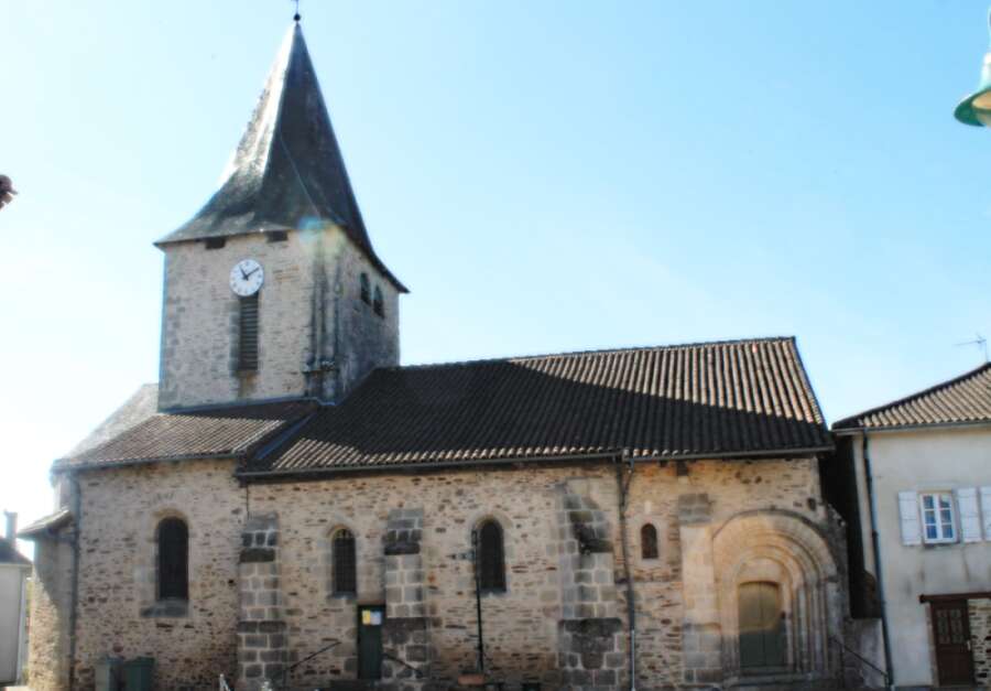 Eglise de Champagnac la Rivière (Champagnaclariviere, ChampagnaclaRivière) Limousin