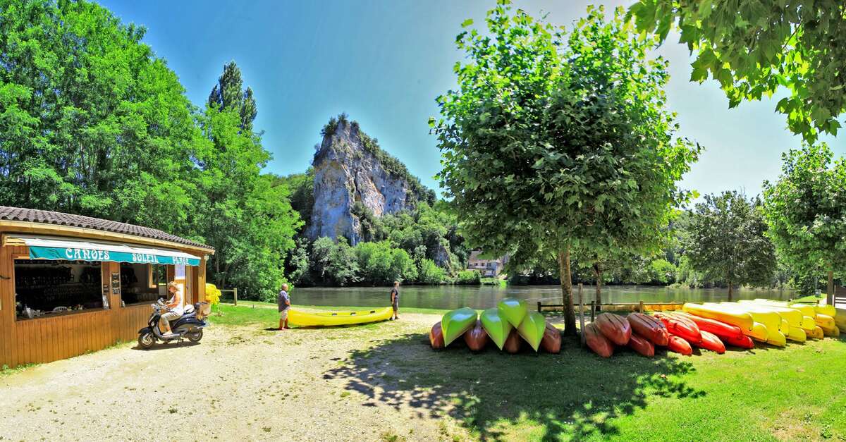 Canoë Soleil Plage (Vitrac) Dordogne Périgord Tourisme