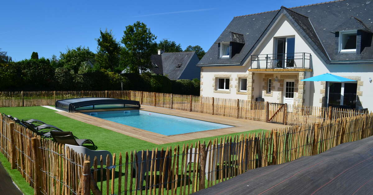 Villa Ar Mor Gwenn avec piscine à Mousterlin Fouesnant