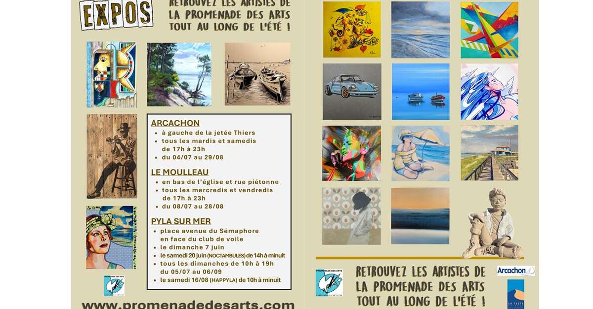 Sortie Exposition d'arts : Promenade des arts du Moulleau