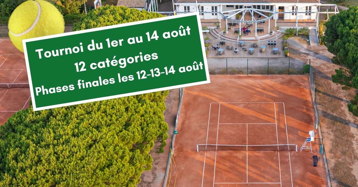 Sortie Dimanche 02 Août 2026 ANNULATION Tournoi de Tennis
