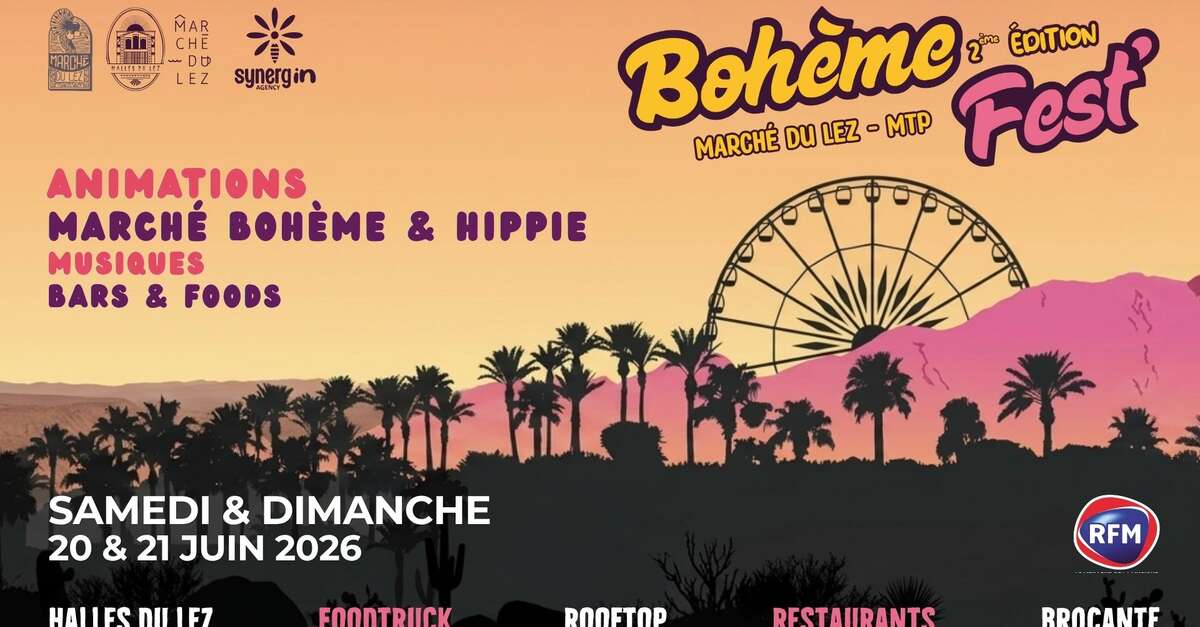 BOHÈME FEST’ — Marché du lez 1348 Avenue Raymond Dugrand