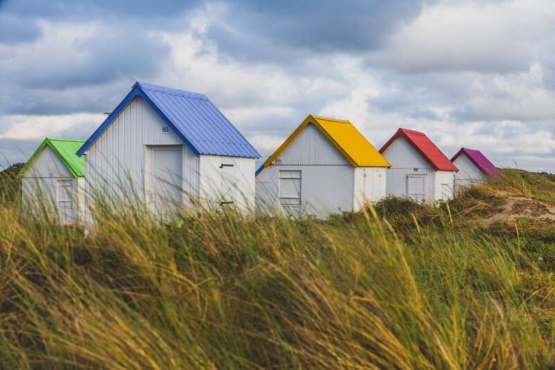 Cabines de Bain de Gouville (GouvillesurMer) Coutances Tourisme Organisez vos vacances