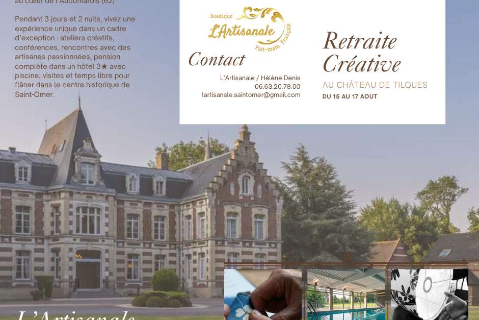 STAGE | Retraite créative avec l’Artisanale (Tilques) | Office de ...