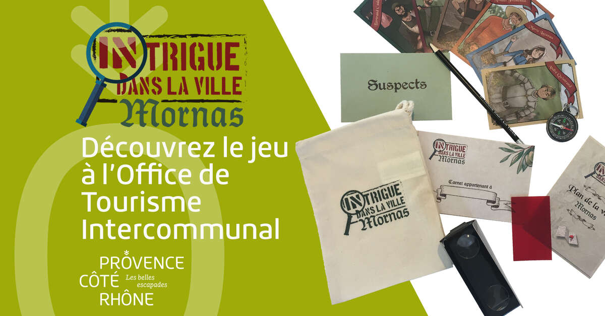 « Intrigue dans la Ville » jeu de piste familial pour découvrir Mornas en jouant ! (Mornas