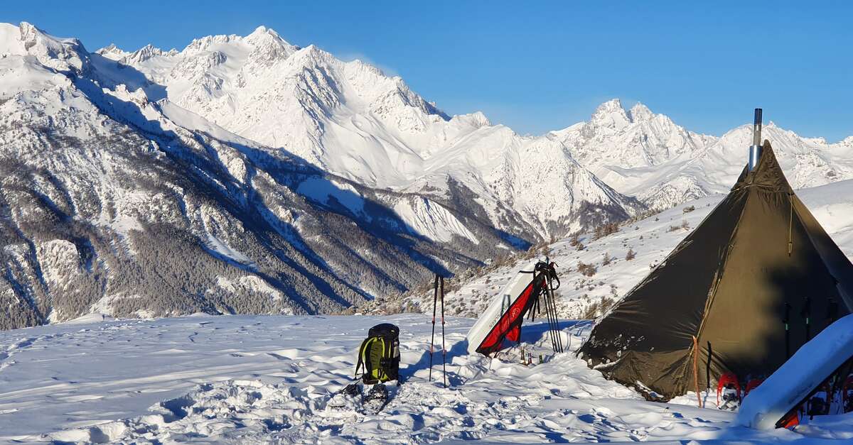 Winter Bivouac Tipi (Briançon) ProvenceAlpesCôte d'Azur Tourism
