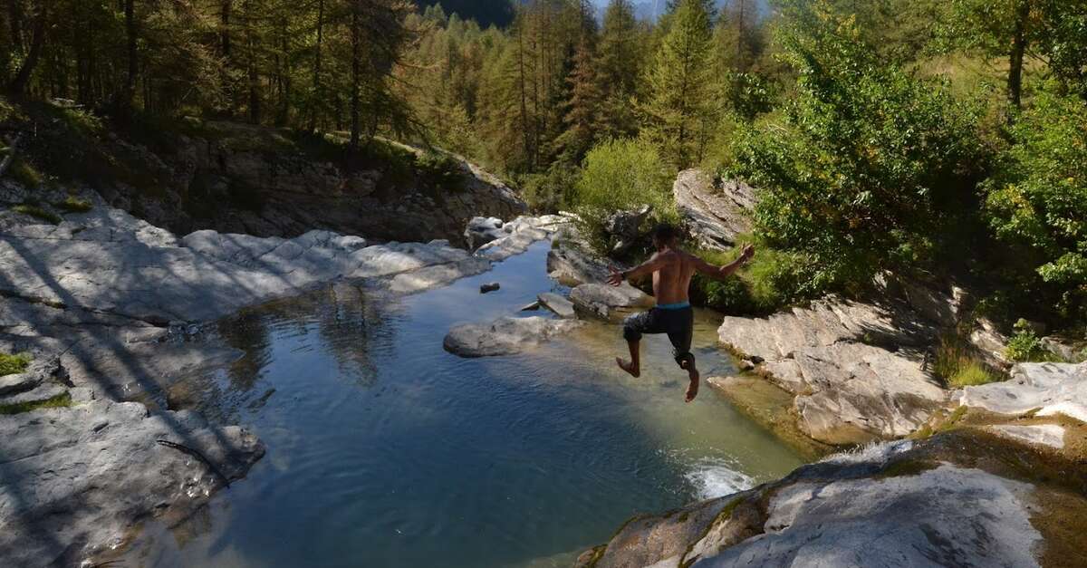 Pont de la Serre Les vasques de la Lance (Colmars) ProvenceAlpesCôte d