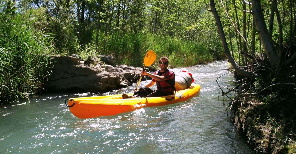 Location canoë Descente en rivière 15 km Durance Canoë (Tallard