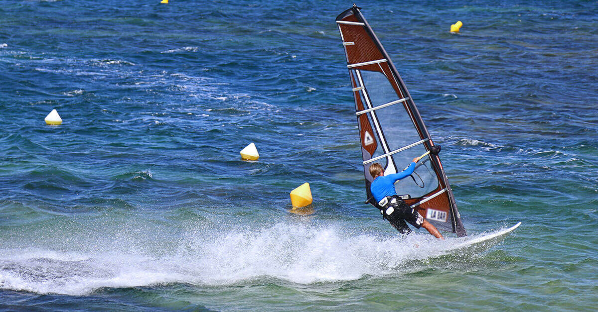 WindsurfingSpot am Strand von StPonslesMûres (Grimaud) Der Charme