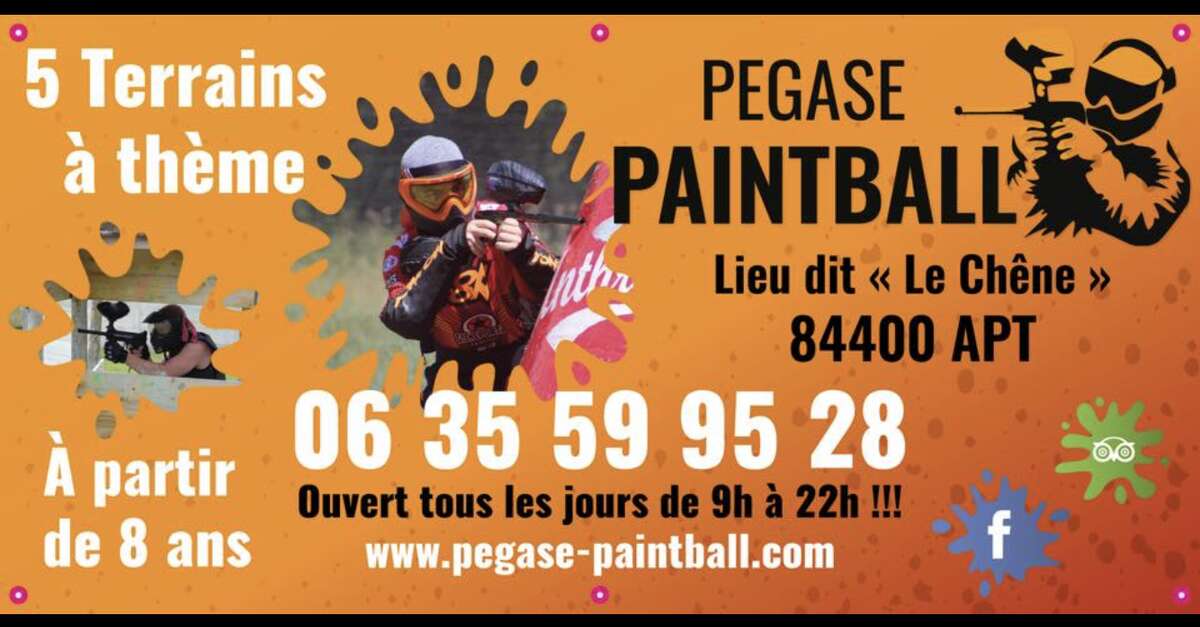 Pégase Paintball & Laser Game Apt Office de tourisme Pays d'Apt