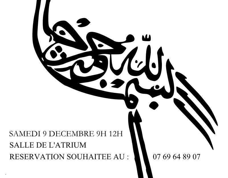 Atelier conférence découverte langue arabe et culture du Monde Arabo