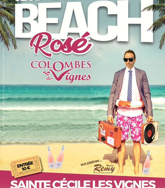 BEACH ROSE Cave Colombes des Vignes (SainteCécilelesVignes) ProvenceAlpesCôte d'Azur