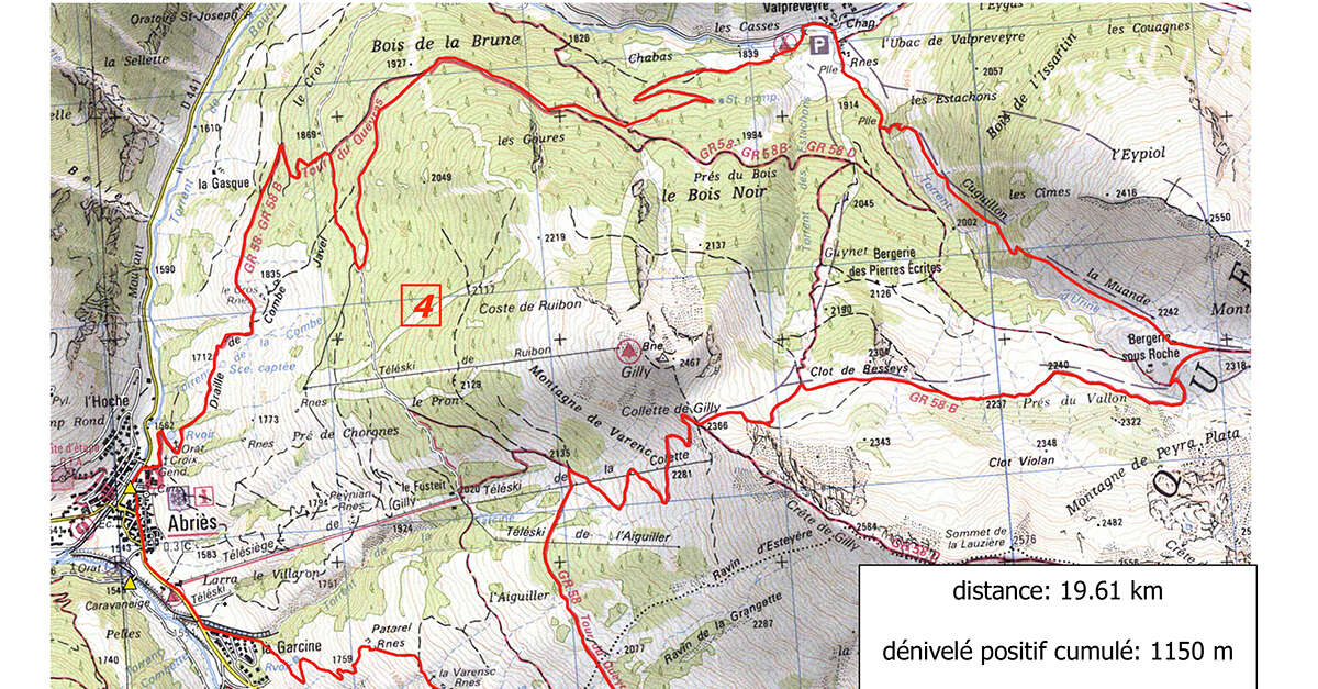 Trail – Boucle de Valpreveyre, Le Tour de Gilly (Abriès-Ristolas ...