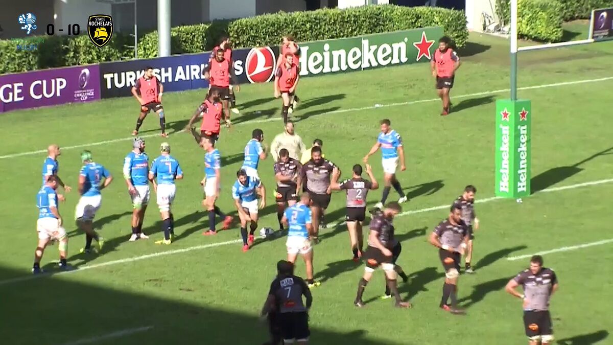 Après match Trévise - Stade Rochelais