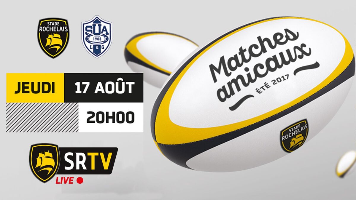 Match de préparation : Stade Rochelais/Agen en live