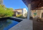 La piscine détente des Logis d'Eglantine