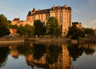 Château de Châteaudun, vue côté Loir