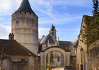 Château de Châteaudun, vue depuis la place Jehan de Dunois