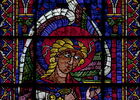 visite la bourdinière saint loup dammarie corancez  vitrail d'aaron restauration Babet