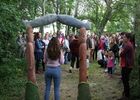 Inauguration - parcours - art - Concoret - CPIE - Brocéliande - Bretagne