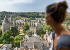 Josselin vue d'en haut