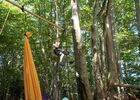Accrobranche en terrain d'aventure