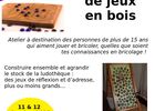 Atelier sur 2 jours - Fabrication de jeux en bois_Saint-Julien-Molin-Molette