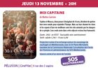 Festival du cinéma solidaire du Pilat : Film "Loi capitaine"_Pélussin