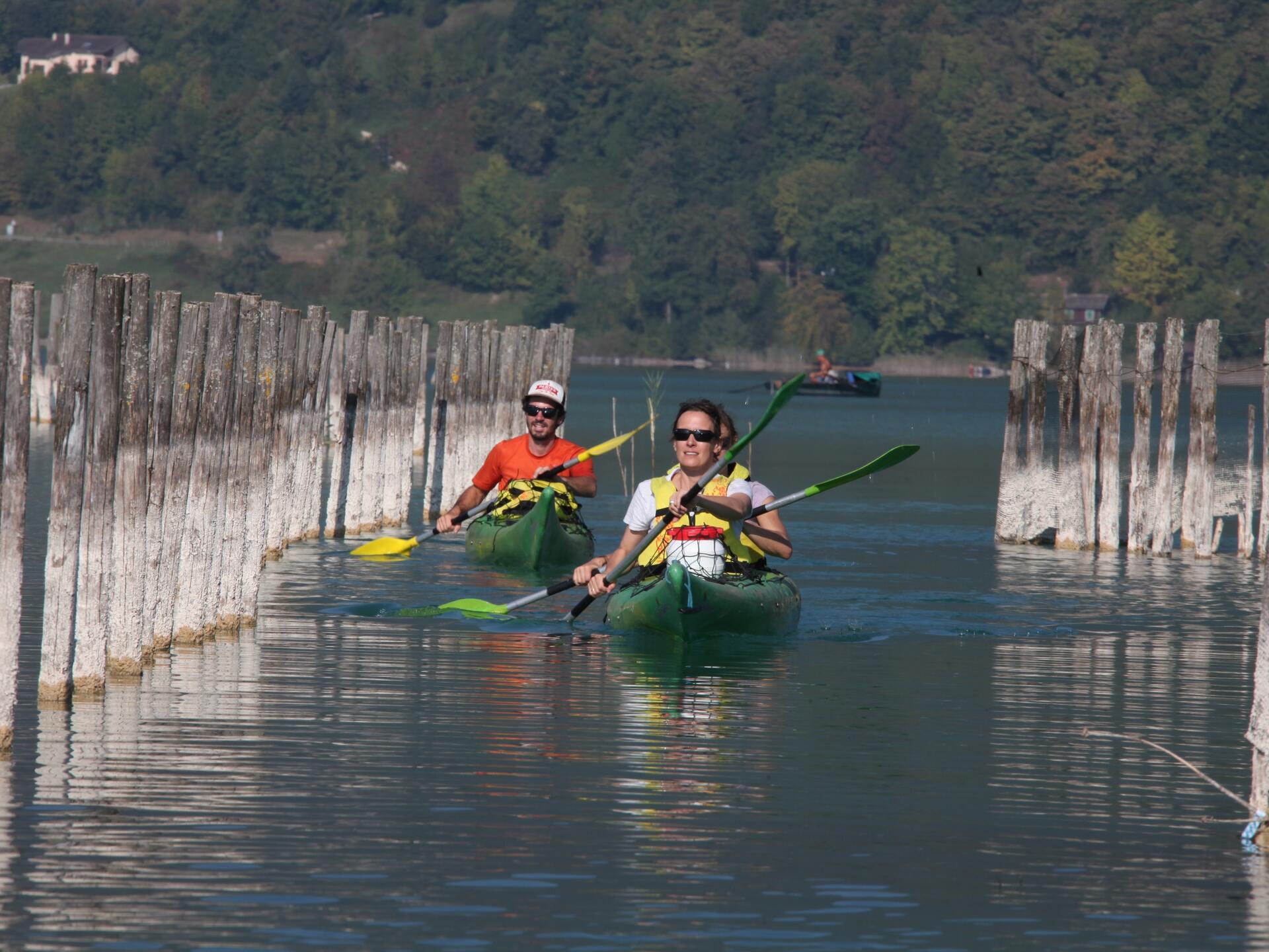Canoe Kayak sur le Lac d'Aiguebelette