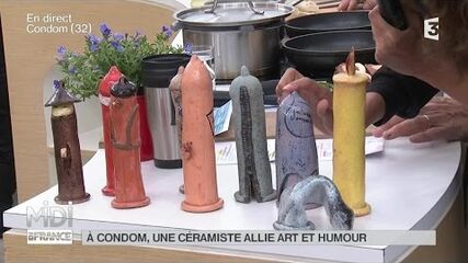 Made in France : Une céramiste allie art et humour